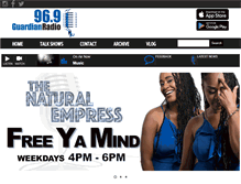 Tablet Screenshot of guardiantalkradio.com